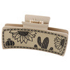 10-5 square PU leather cactus milk coffee