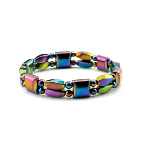 Double-Layer Color Magnet Bracelet