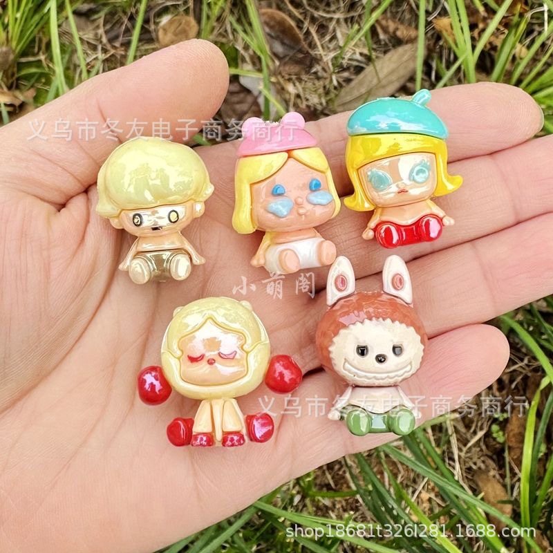 Wholesale Cute Sitting sture Beaded Cute Baby DIY beads OLY Exclusive