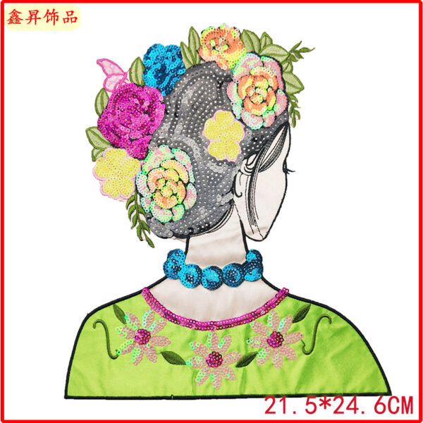 oly-8a80ebdc70521d18e716b544d9254b46 Wholesale Forces Fashion Women's Aessories Bead Embroidery Cartoon Beauty Clothes Decorations Coat Cloth Patch Pants Patch Factory