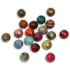 Wholesale Gilded lacquered acrylic beads