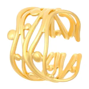 19 18K Real Gold Irregular Z-094