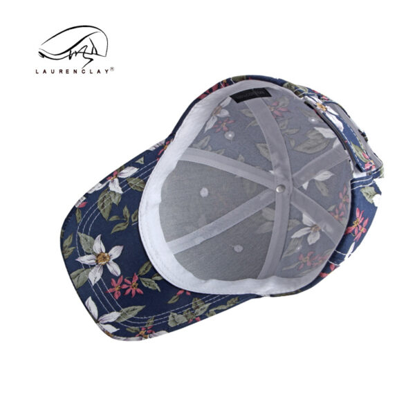 Wholesale Hat Women's Summer Sunscreen All-match Baseball Cap Personalized Ethnic Style Printed Cap Hard Top Women's All-match Baseball Cap