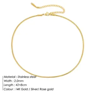 Gold 2mm-42 + 8cm