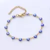 Classic Style Devil'S Eye Heart Shape 304 Stainless Steel 18K Gold Plated No Inlaid Stainless Steel Bracelets In Bulk