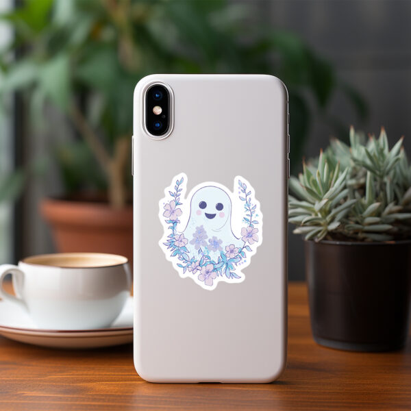 oly-8ad8122887796d9a33e908babe5bf490 Wholesale Halloween flowers and ghost doodle stickers