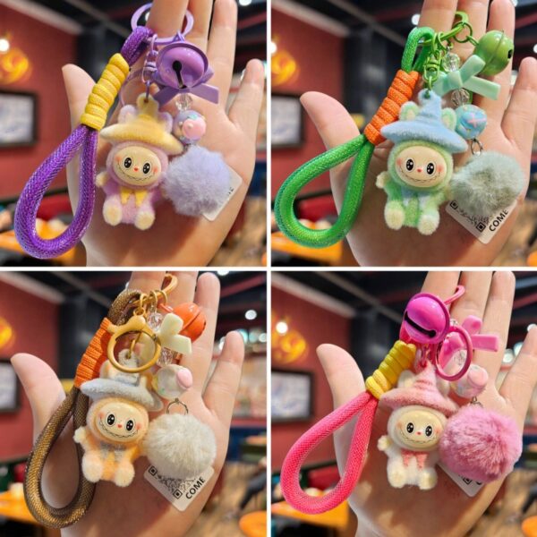 Wholesale Cute little sheep keychain pendant