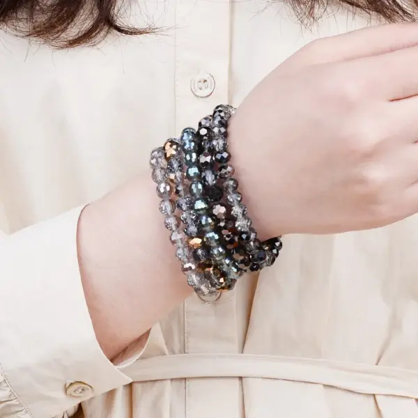 Fashion Geometric Beaded Crystal Beaded Bracelets Wholesale