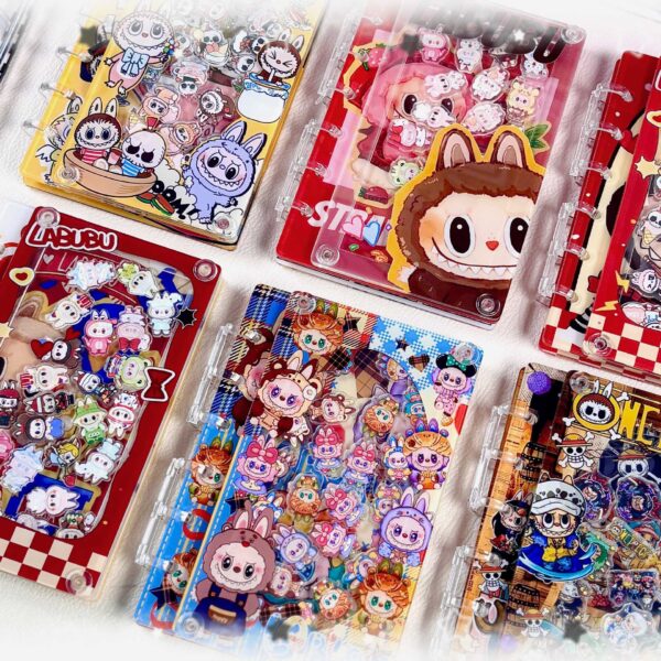 Wholesale A7 Shake-Up Notebook, Acrylic Loose-Leaf Notebook, High-Value Student Shake-Up Notebook