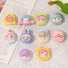 Wholesale Cartoon cute grain pull cloth UV plated straight hole beads OLY Exclusive