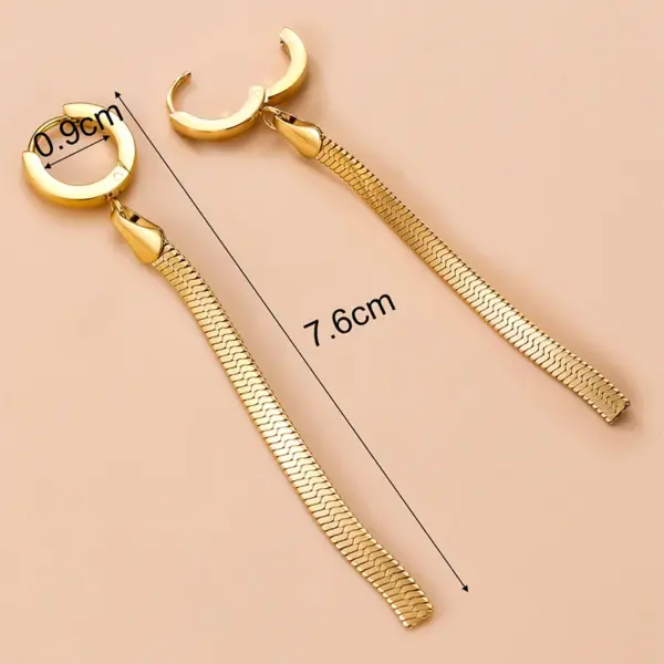 Wholesale 1 Pair Fashion Eye Plating 304 Stainless Steel Stainless Steel Earrings