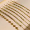 PVD Coated Real Gold Plated 18K Gold Tree 201 Stainless Steel Retro Streetwear Waterproof Non Tarnish 201 Stainless Steel Bracelets