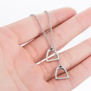 Wholesale Jewelry Fashion 201 Stainless Steel 18K Gold Plated Plating Stainless Steel Necklaces