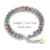 Wholesale Classic Style Geometric 304 Stainless Steel Cuban Link Chain Curb Chain Paperclip Chain Chain Bracelet In Bulk
