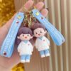 Wholesale Anti-service White Angel key chain nurse's day Angel key pendant bag hanging nurse's day small gifts