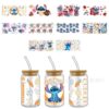 Wholesale New Stitch Uv Dtf Transfer Crystal Transparent Sticker Waterproof and Scratch-Resistant Cartoon Stitch Wholesale Cross-Border