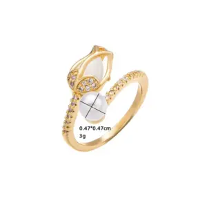 J44 Opal Tulip Ring / Adjustable Opening