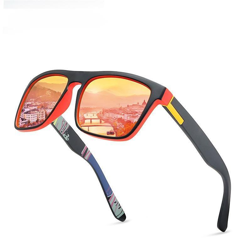 Wholesale New Men's larized Sunglasses Colorful Film Srts Sunglasses Elastic Paint Pc Frame Glasses 168