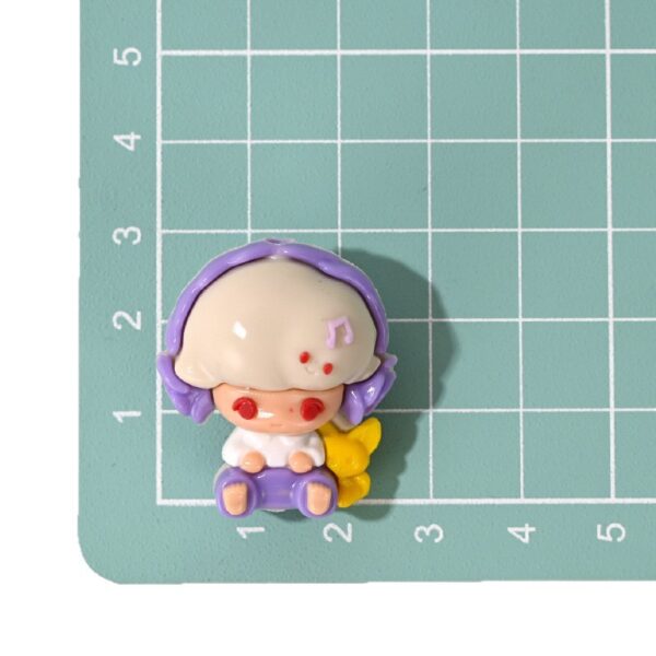 Wholesale Cute little boy earphones, rubber beads, DIY, OLY Exclusive