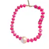 Wholesale Modern Style Geometric Stone Beaded Chain Beaded Necklaces Wholesale