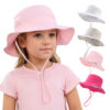 Wholesale Children's bucket hat for summer outdoor sun protection and UV protection