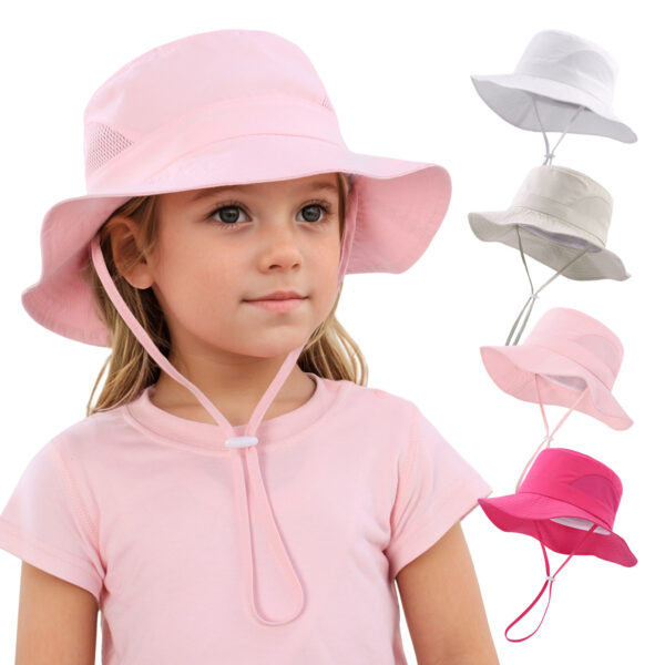 Wholesale Children's bucket hat for summer outdoor sun protection and UV protection