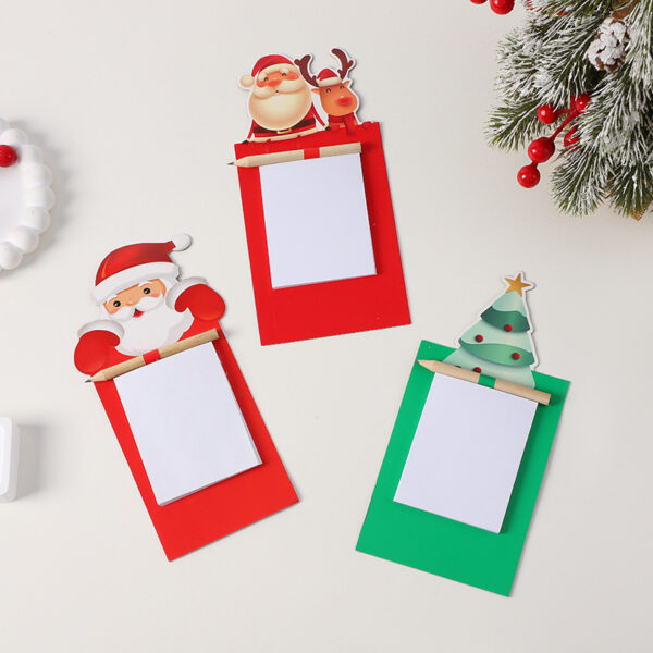 Wholesale Christmas Note Pad Christmas Eve Blessing Portable Note Pad Message Board