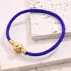 Casual Simple Style Classic Style Simple Solid Color 304 Stainless Steel Wire Rope 18K Gold Plated Bracelets In Bulk