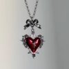 oly-8b604e36bcc4678cc65c7aa9cbc60617 Wholesale Gothic y2k subculture red love n pendant necklace factory direct