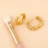oly-8b61fd23567abbf8a59e8b9de63c6644 Wholesale Fashion Geometric Plating Copper 18k Gold Plated Earrings