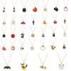 oly-8b6625f9174b0af047cce9d86052994c Wholesale Cross-border New Halloween Necklace Retro Exaggerated Ghost Spider Ghost Mask Necklace Halloween Gift Batch