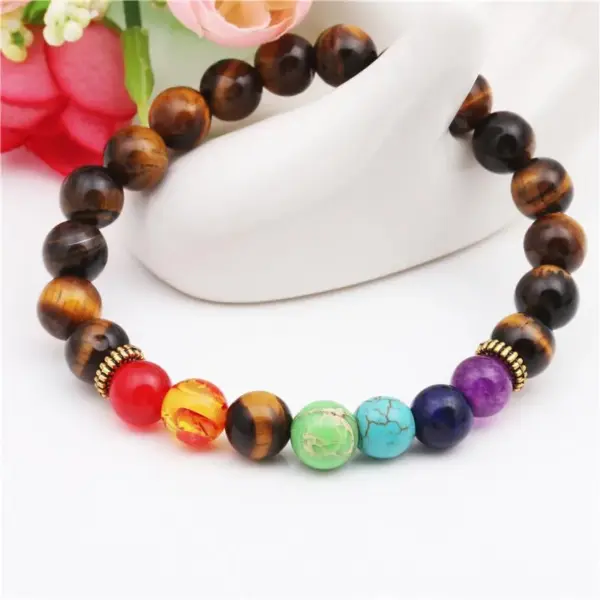 Wholesale Fashion Printing Natural Stone No Inlaid Bracelets In Bulk