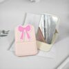 Wholesale Bow-shaped folding makeup mirror (flat mirror)