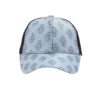 Wholesale Summer New Mesh Baseball Cap Women's Cross-border European and American Fashion All-match Sunshade Cap Sequin Leopard Mesh Cap