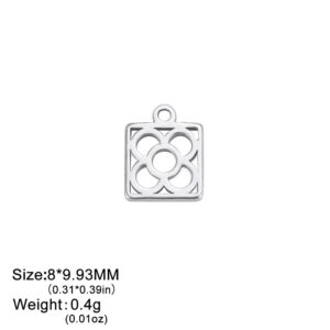 Steel color Barcelona flowers