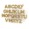 PVD Coated Real Gold Plated Letter 316L Stainless Steel Simple Style Waterproof Non Tarnish Surgical Steel 316L Stainless Steel Pendant Necklace