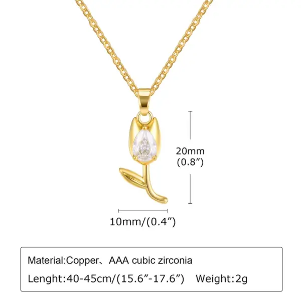 Wholesale Copper Gold Plated Lady Plating Inlay Flower Zircon