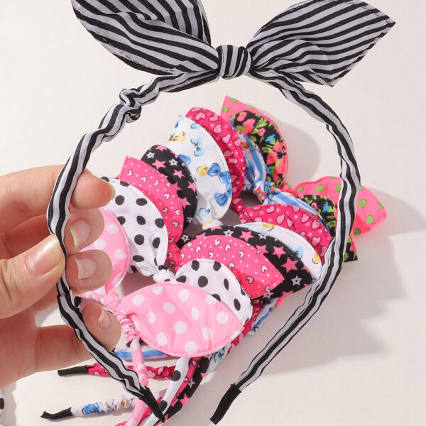 oly-8b9f852edc07985729ce94f2f7080772 Wholesale Candy Color Sequin Bow Headband Cartoon Headband