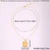 PVD Coated Real Gold Plated Heart Shape 304 Stainless Steel Simple Style Classic Waterproof Non Tarnish Pendant Necklace Locket