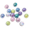oly-8bbb6ca82053c4d8cd6918a5c07d83cc Wholesale Acrylic UV plated color imitation marble crack round beads mobile phone chain beaded pen diy jewelry aessories beads