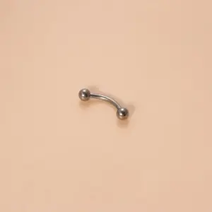 Eyebrow Nails-Silver / 10mm