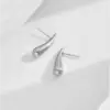 Wholesale Real Gold Plated Water Droplets Solid Color 304 Stainless Steel Simple Style Waterproof Non Tarnish Ear Studs