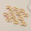 Wholesale 1 Pair Simple Style Classic Style Streetwear Zircon Enamel Inlay Copper Zircon Gold Plated Earrings