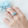 Wholesale Cross-border jewelry crab ring women's opening adjustable cute cartoon jewelry niche design marine animal ring