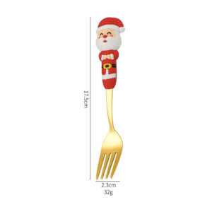 Santa fork [gold]