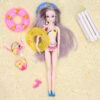 Wholesale Doll Summer Bikini Beach Toy 30cm Doll Dress Dress Up Swim Ring Doll