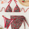 oly-8bed23ca90be0305a50798b1a2544306 Wholesale 2025 European and American Bikini Swimsuit Three-Piece Cross-Border Amazon Gauze Skirt Sexy Printed Bikini Swimsuit for Women