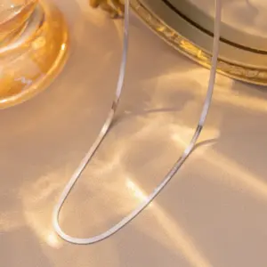 06-4mm Blade Chain 40+5cm-Steel Color / A Bundle of One Hundred Pieces Without Packaging