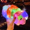 Wholesale LED luminous hair ring large intestine ring