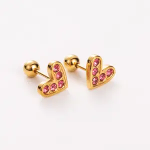 Gold / Heart Pink Diamond